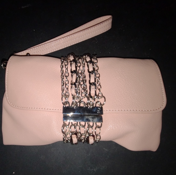Jennifer Lopez Handbags - Beautiful Light Pink Genuine Letter Jennifer Lopez JLO wristlet